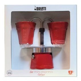 Darilni set Bialetti Mini Express 2 skodelici rdeča 2