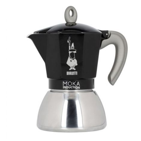 Bialetti Moka Indukcija 6 skodelic črna NOVO