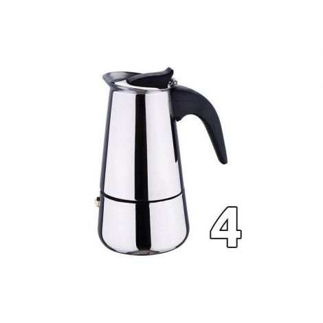 Moka lonec Kaffia 4 skodelice iz nerjavečega jekla rabljen / popust