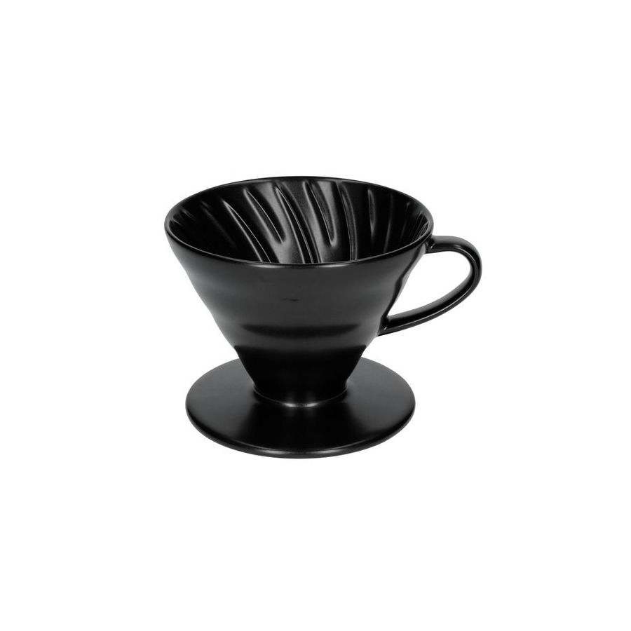 Hario dripper V60-02 keramika - mat črna