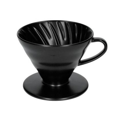 Hario dripper V60-02 keramika - mat črna