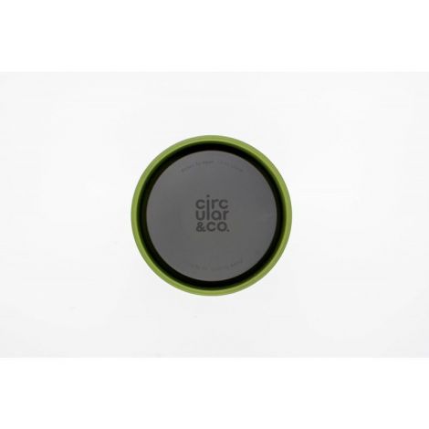 Okrogla skodelica (rCup) smetana in zelena 340ml