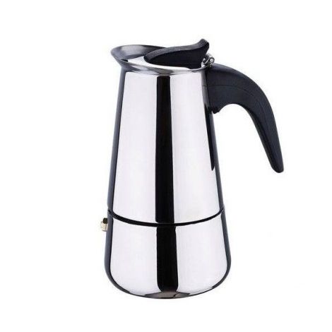 Moka kettle Kaffia 4 කෝප්ප මල නොබැඳෙන වානේ