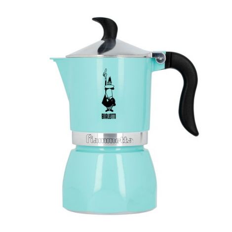 Bialetti Fiammetta 3 svetlo modra moka posoda