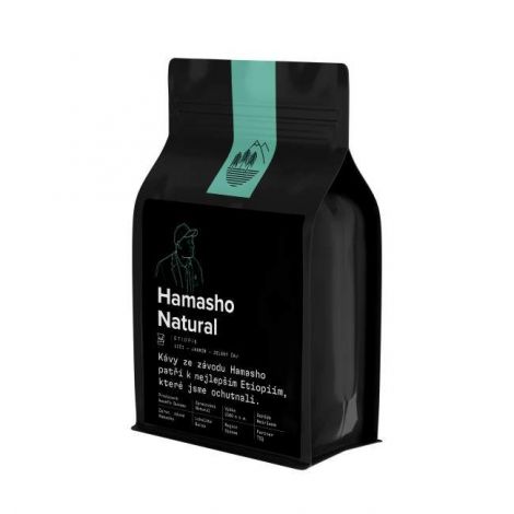 Nordbeans Etiopija Hamasho naravni 250g