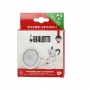 Komplet 3 nadomestnih gumijastih tesnil z nadomestnim cedilom za aluminijaste moka kafetiere Bialetti za 6 skodelic.