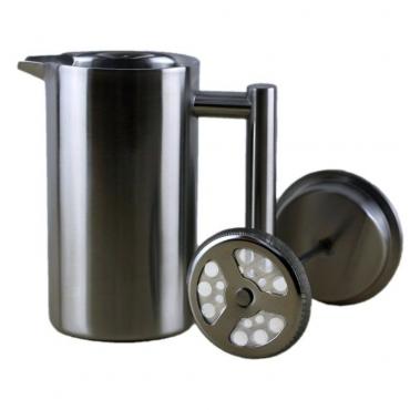 Frenchpress iz nerjavečega jekla 350ml Kaffia - srebrn 2