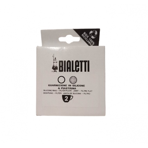 Pečat Bialetti Mukka Express aluminijasti aparat za kapučino 2 skodelici