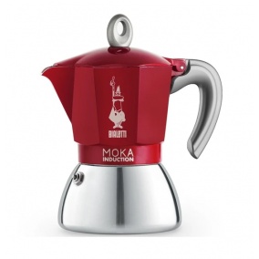 Bialetti Moka Induction 6 filiżanek czerwony NOWOŚĆ