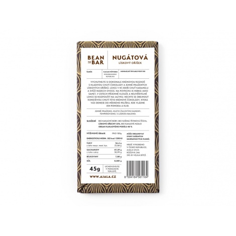 Čokolada Ajala 48% nugat lešnik