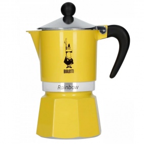Bialetti Rainbow 3 rumena moka posoda