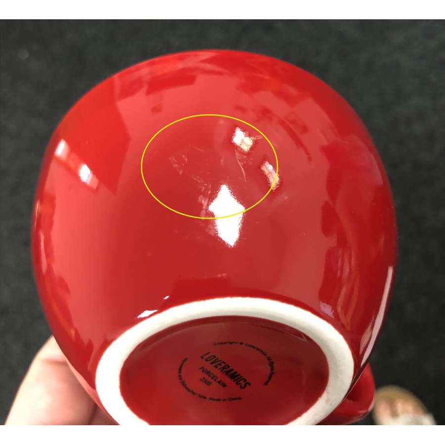 Skodelica Loveramics Egg - Cappuccino 200ml, RDEČA - VADA/Skrajšek