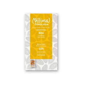 Čokolada Mešana čokolada, bela čokolada z vanilijo, 40%