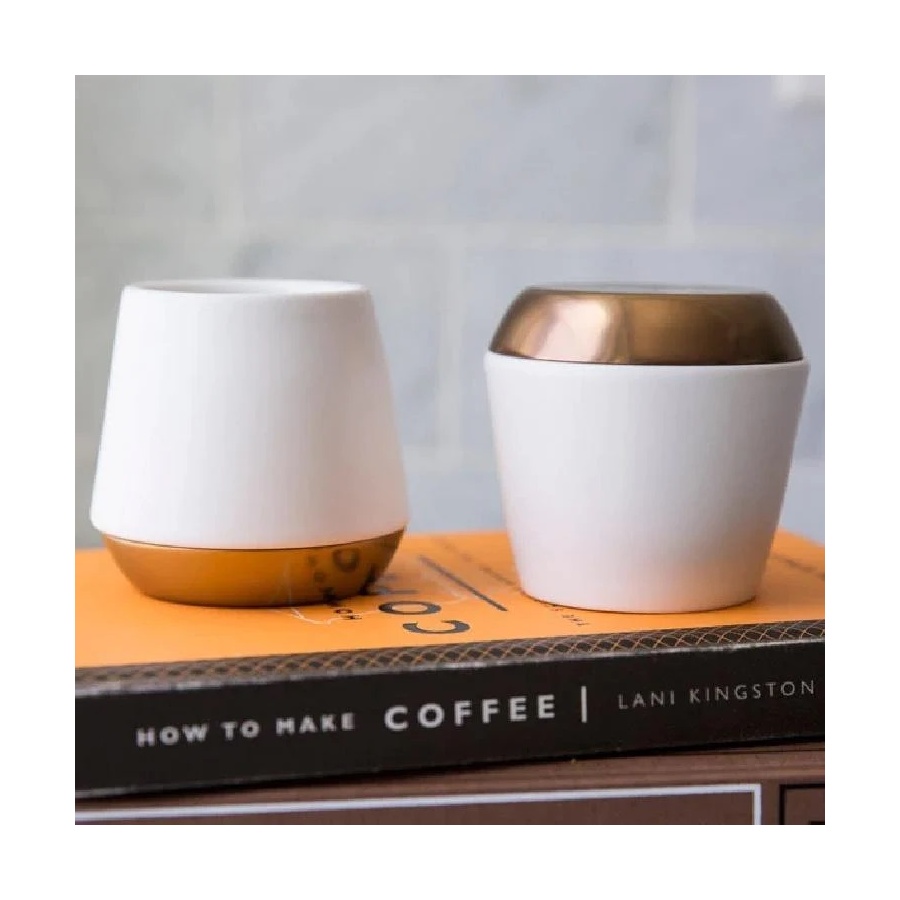 Keramični vrč Joey Double Wall 240 ml - bela