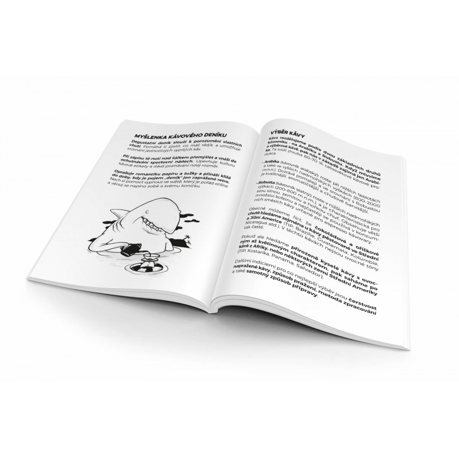 DEGUSTUJU - Žepni dnevnik za kavo A6