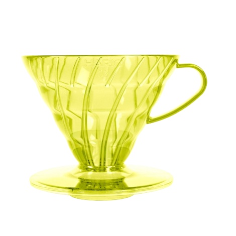 Hario Dripper V60 -02T Sunflower Yellow - plastika