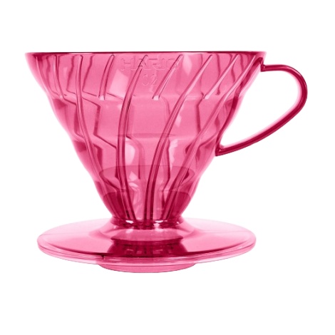 Hario Dripper V60 -02T Pink - plastika