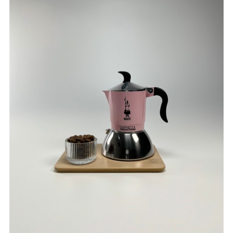 Bialetti Moka Indukcijska fiameta - 2 skodelici roza NOVO