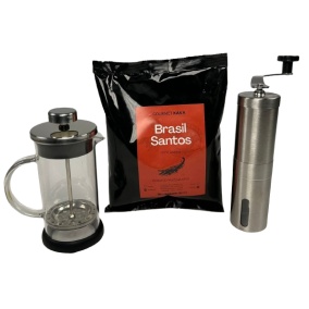 Francoski paket - mlinček, frenchpress in kava