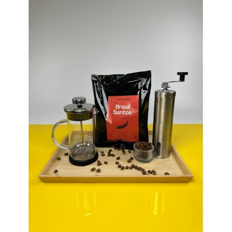 Francoski paket - mlinček, frenchpress in kava
