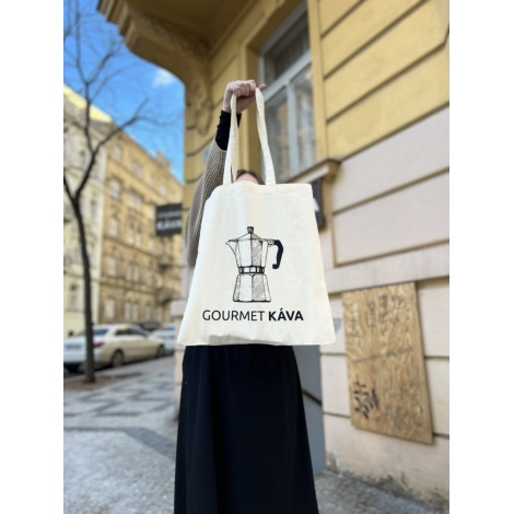 Vrečka iz platna - čajnik mokka