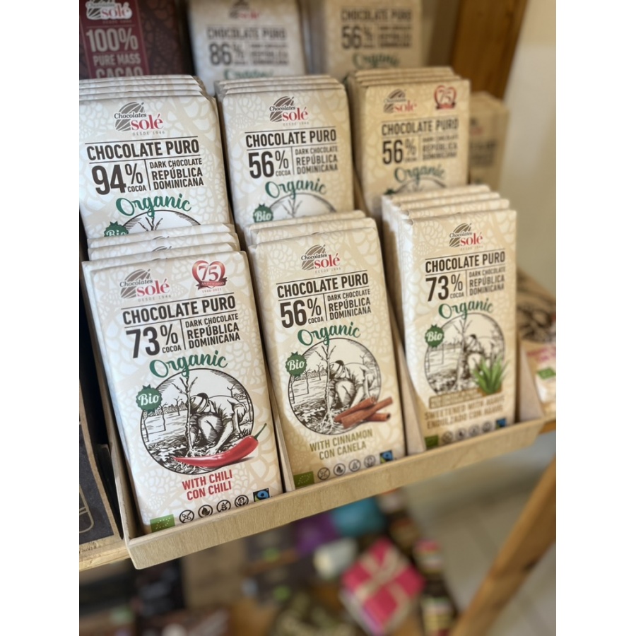 Čokolade Solé - 56-odstotna ekološka čokolada s cimetom