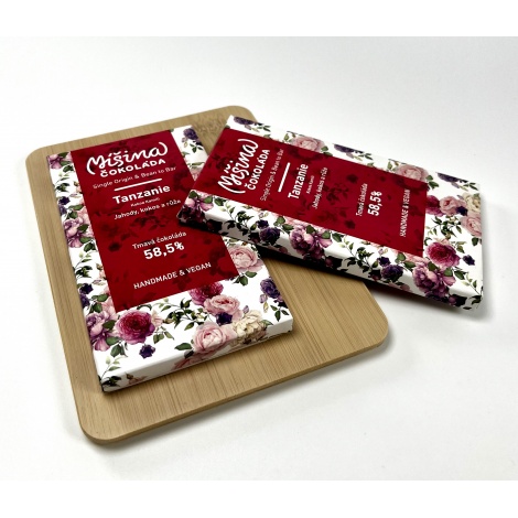 Čokolada Mešana čokolada, Tanzanija Jagode, kokos, vrtnica 58,5%