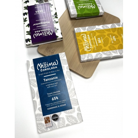 Čokolada Mešana čokolada, Tanzanija z morsko soljo, 65%