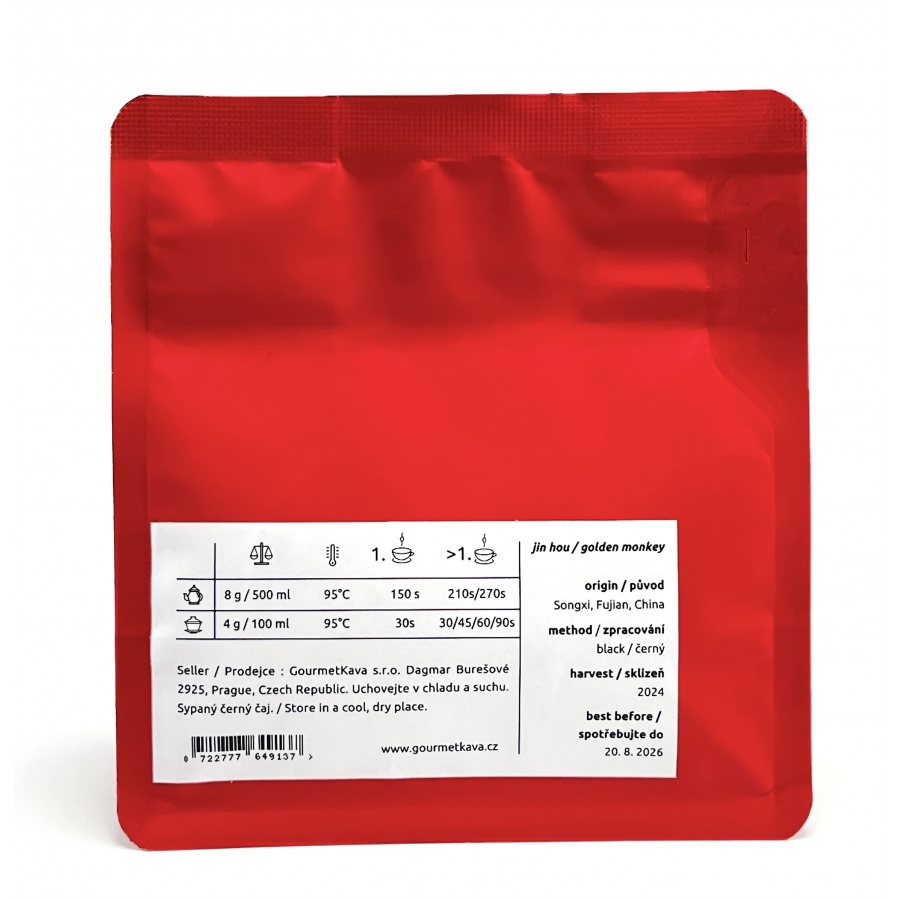 Črni čaj Jin Hou / Golden Monkey 50g Specialty Tea