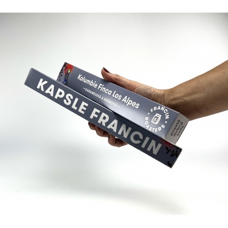 Kava Francin ESPRESSO KAPSLE KOLUMBIE Finca Los Alpes