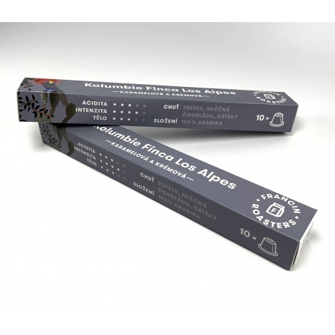 Kava Francin ESPRESSO KAPSLE KOLUMBIE Finca Los Alpes