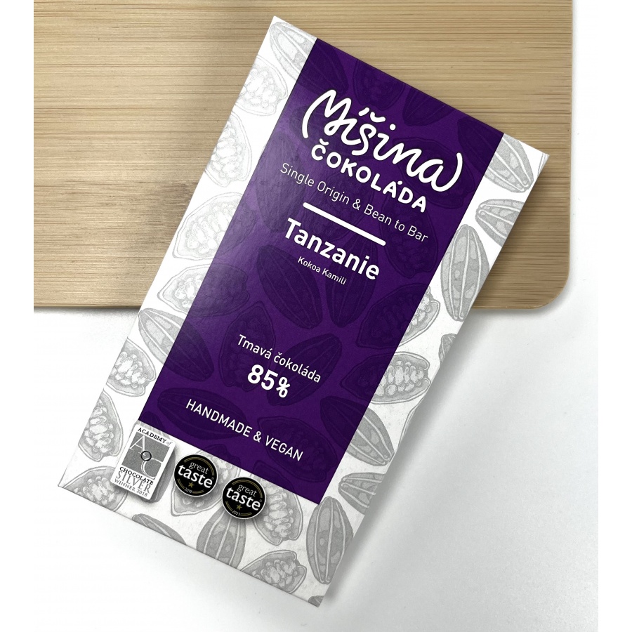 Mešanica čokolade Tanzanija 85%