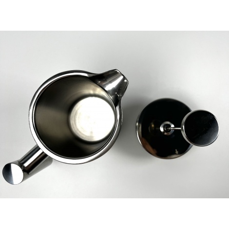 Frenchpress iz nerjavečega jekla 350ml Kaffia - srebrn
