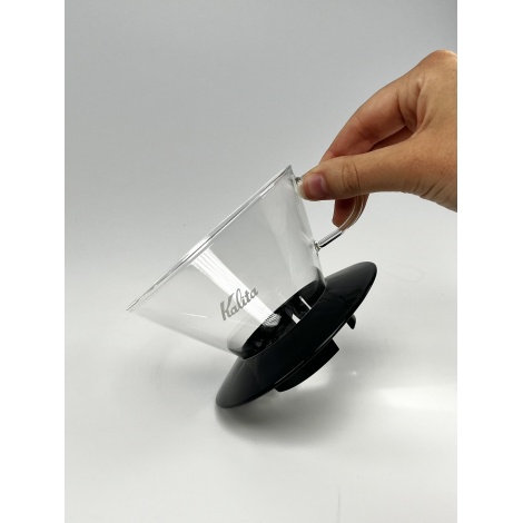 Dripper Kalita  Wave 185 Black- steklo