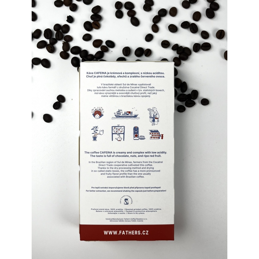 Kapsule Father's Coffee – Brazilija Cafeina Natural