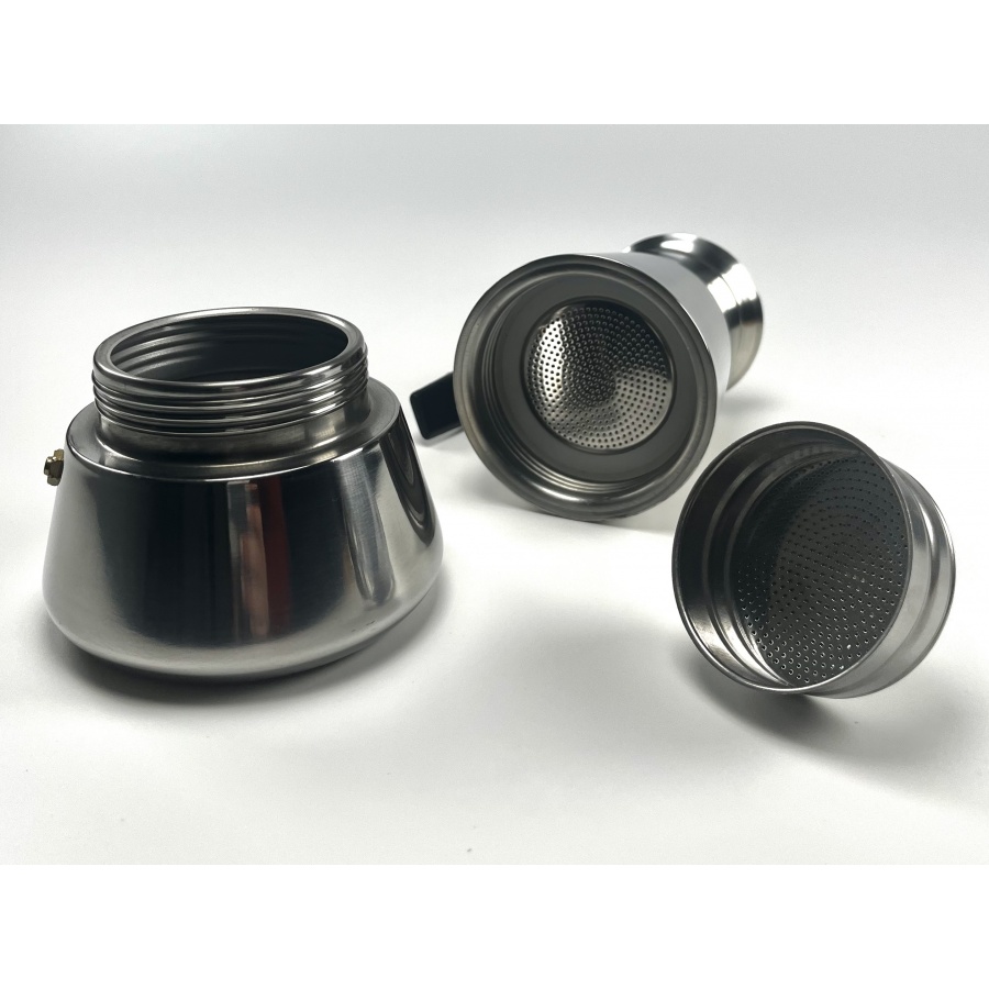 Kafetiera Moka Kaffia 6 skodelic iz nerjavečega jekla