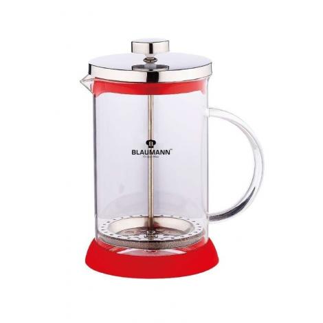 Frenchpress 350ml červený nerez