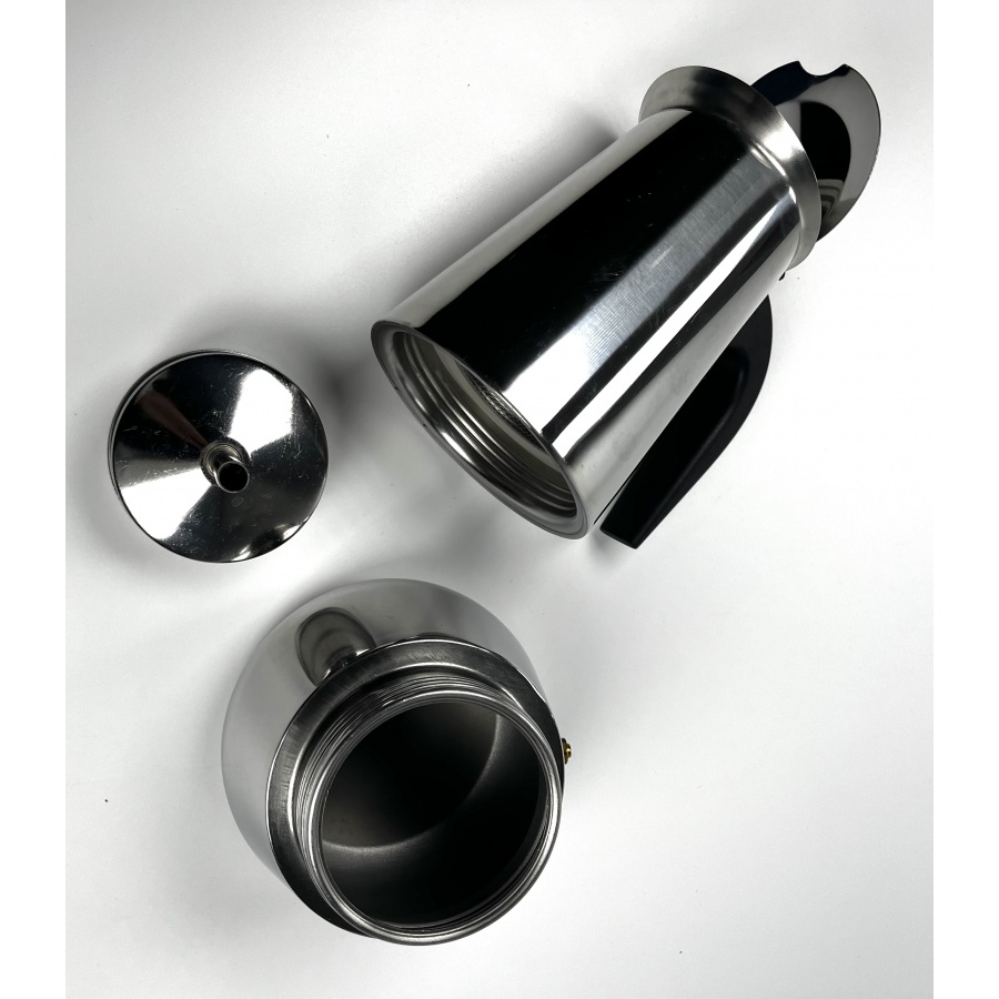 Kafetiera Moka Kaffia 4 skodelice iz nerjavečega jekla