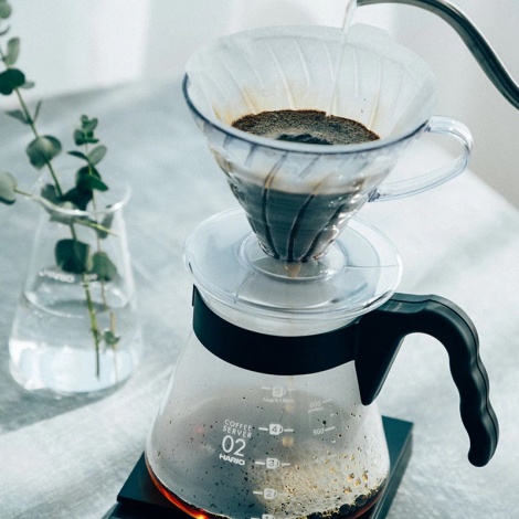 Hario V60 Pour Over Craft - črn (VCND-02B-EX)