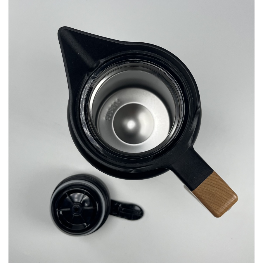 Termos Kaffia 2 l z lesenim ročajem - BLACK