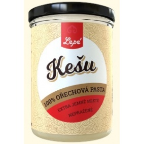 Lepé Cashew Butter 400g - 100% naturalna pasta orzechowa
