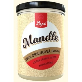 Lepé Mandljevo maslo 400g - 100% naravna pasta iz oreščkov