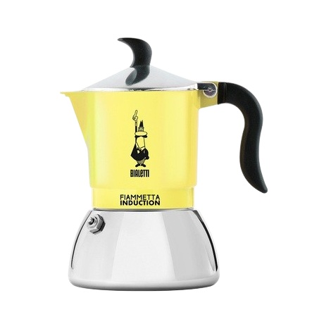Bialetti Moka Indukcijska fiameta - 2 skodelici rumena NOVO