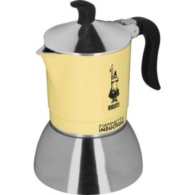 Bialetti Moka Indukcijska fiameta - 2 skodelici rumena NOVO 2