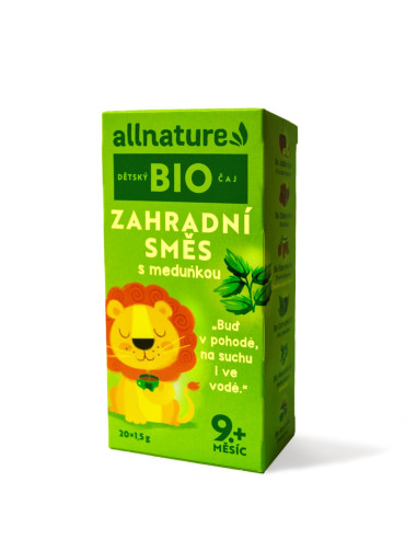 Allnature BIO Otroški čaj Vrtna mešanica z meliso 20x1,5 g