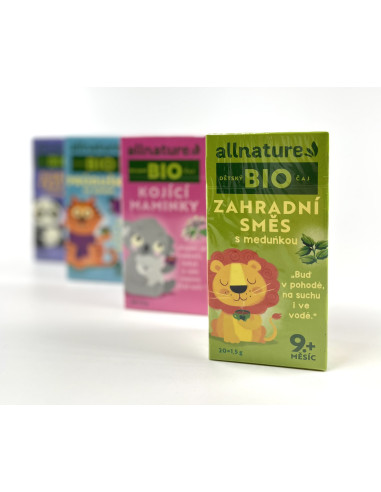 Allnature BIO Otroški čaj Vrtna mešanica z meliso 20x1,5 g
