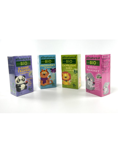 Allnature Ekološki otroški čaj Dobra prebava s koromačem 20x1,5 g