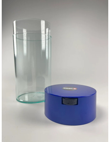 Vakuumska pločevinka Tightvac 680g - prozorna + modra