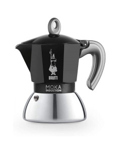Bialetti Moka Induction 4 skodelice črna - Kozmetični defekt / POPUST