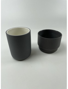 Skodelica Kaffia Style Tall 170ml - temno siva 2